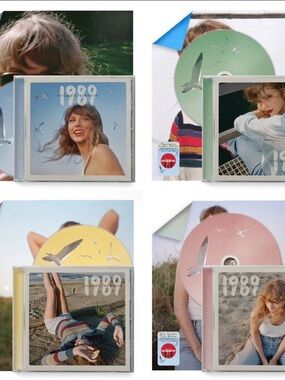 Bundle of 4 NEW Taylor Swift 1989 Taylor’s Version CDs AND Free Poster